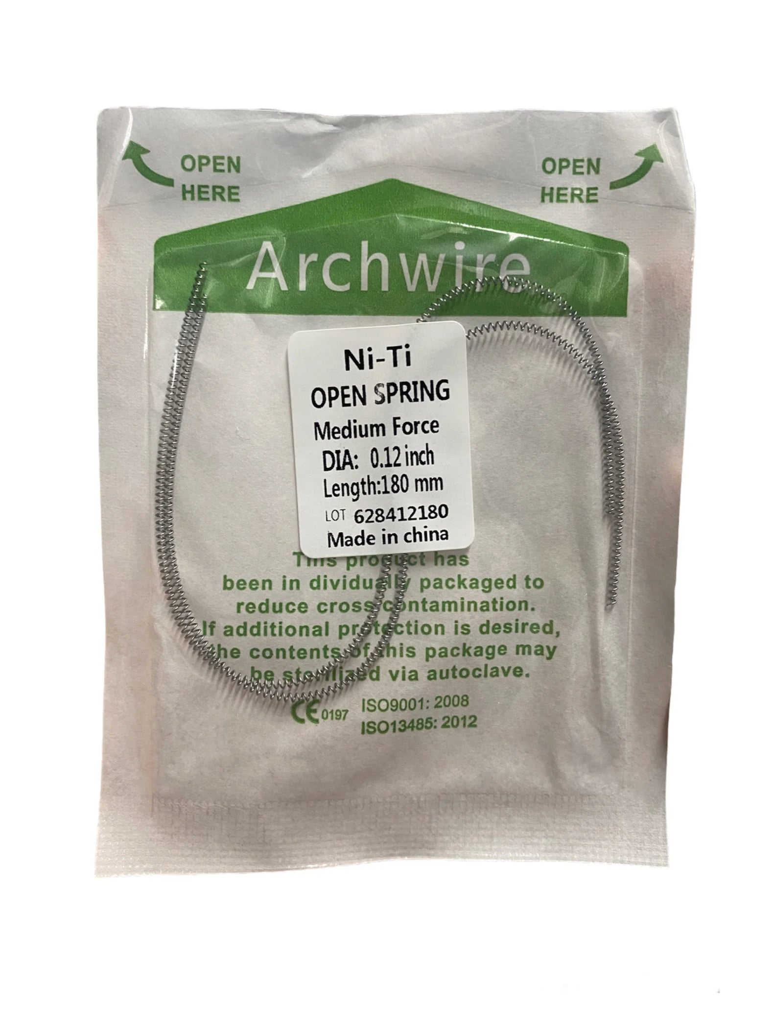 Open Coil Spring Medium Force
