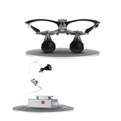 Brilliance Loupes + Soft Touch Head Light + light cure flamingo