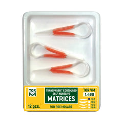 Tor Vm Self-Adhesive Transparent Contoured Matrix Bands for Premolars
