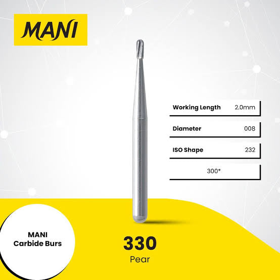 Mani Bur Carbide 330 high speed