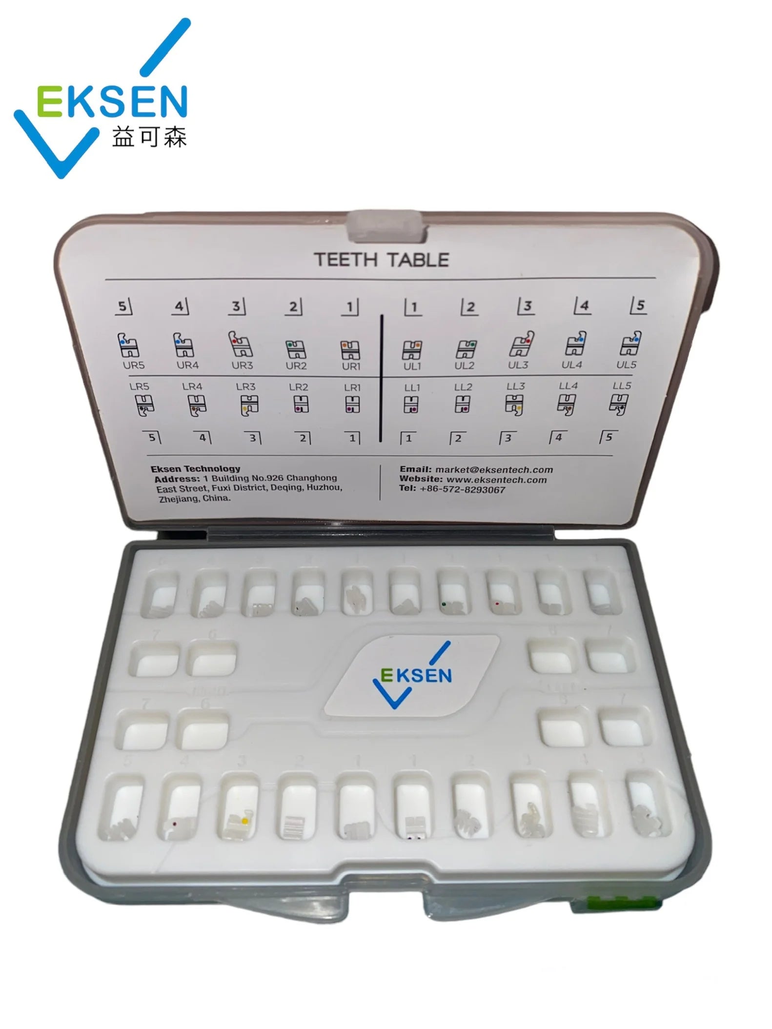 Eksen Ortho Bracket Ceramic MBT
