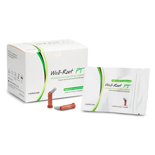 Vericom Well Root PT capsule premixed root canal finally