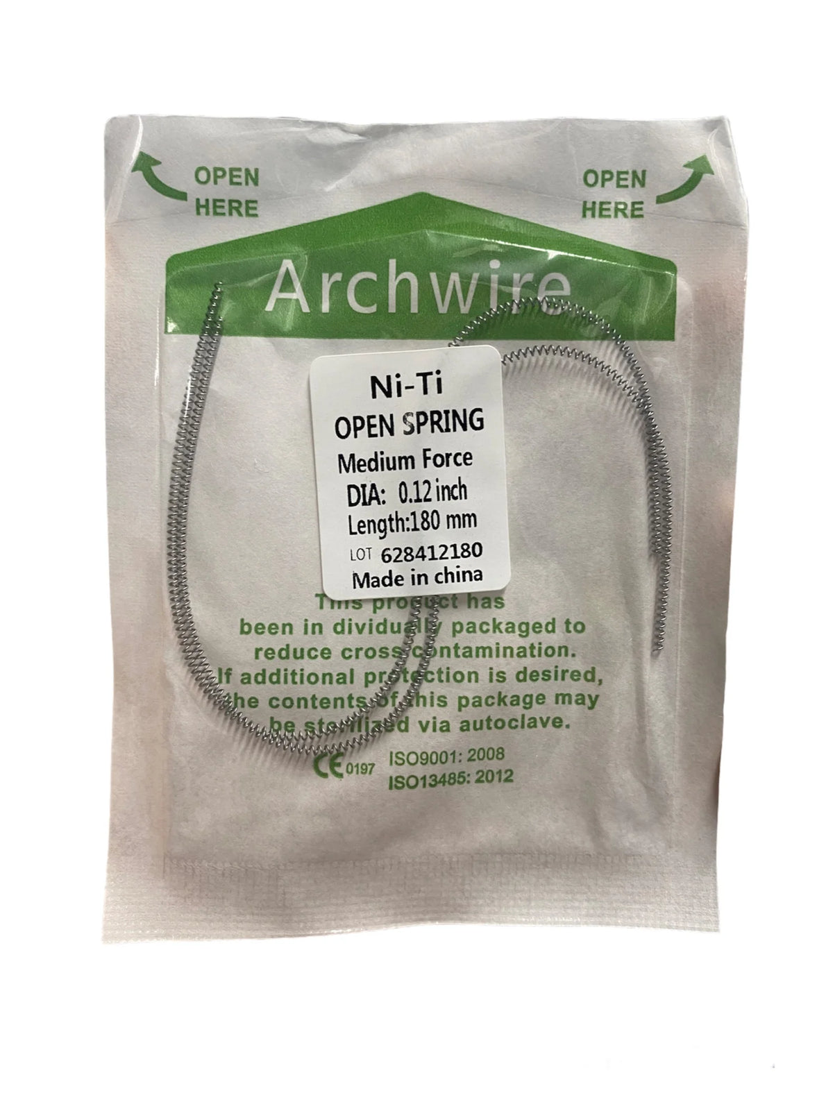 Open Coil Spring Medium Force