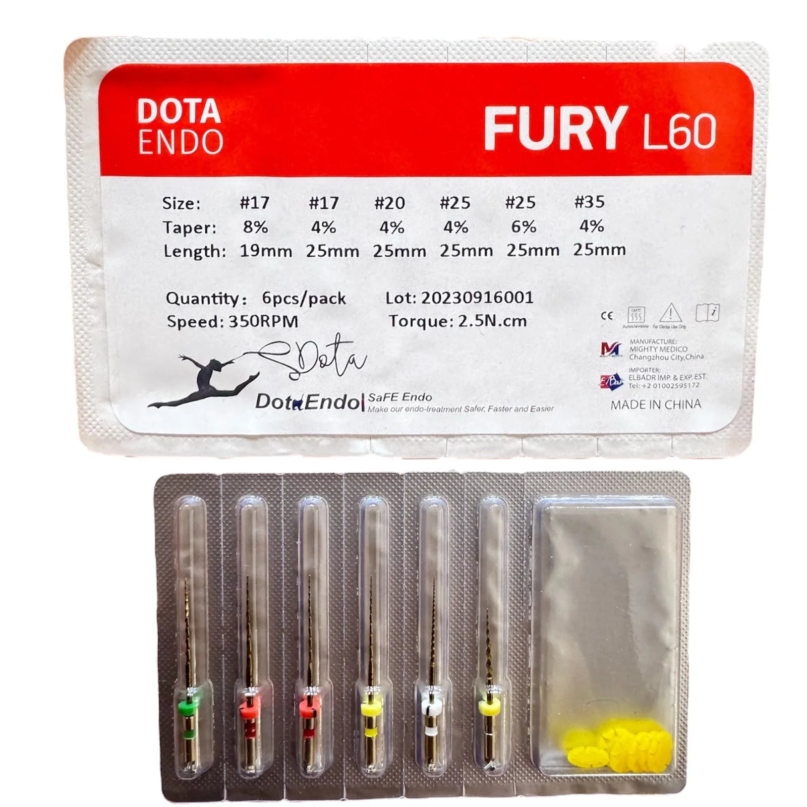 Dota Fury L60 Assorted 25 mm